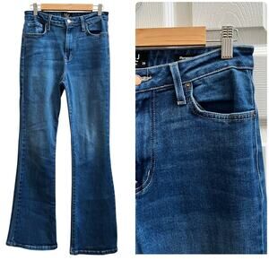 LTJ Florence Size 29 High Rise Flare Denim Jeans Stretchy 31 Inch Inseam Boho
